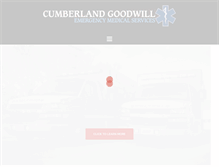 Tablet Screenshot of cumberlandgoodwill.org
